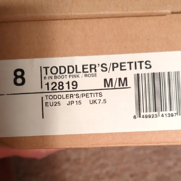🩷 Timberland Kids Pink Boots | Toddler 8 - Picture 11 of 15